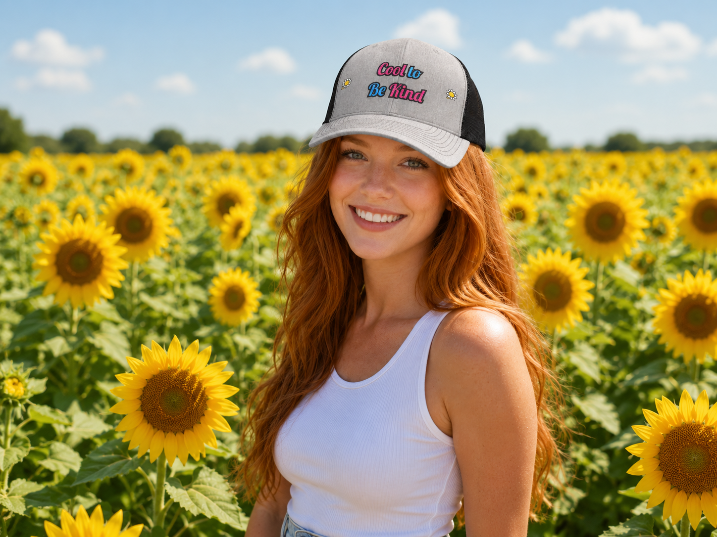 Cool to Be Kind — Embroidered Trucker Hat