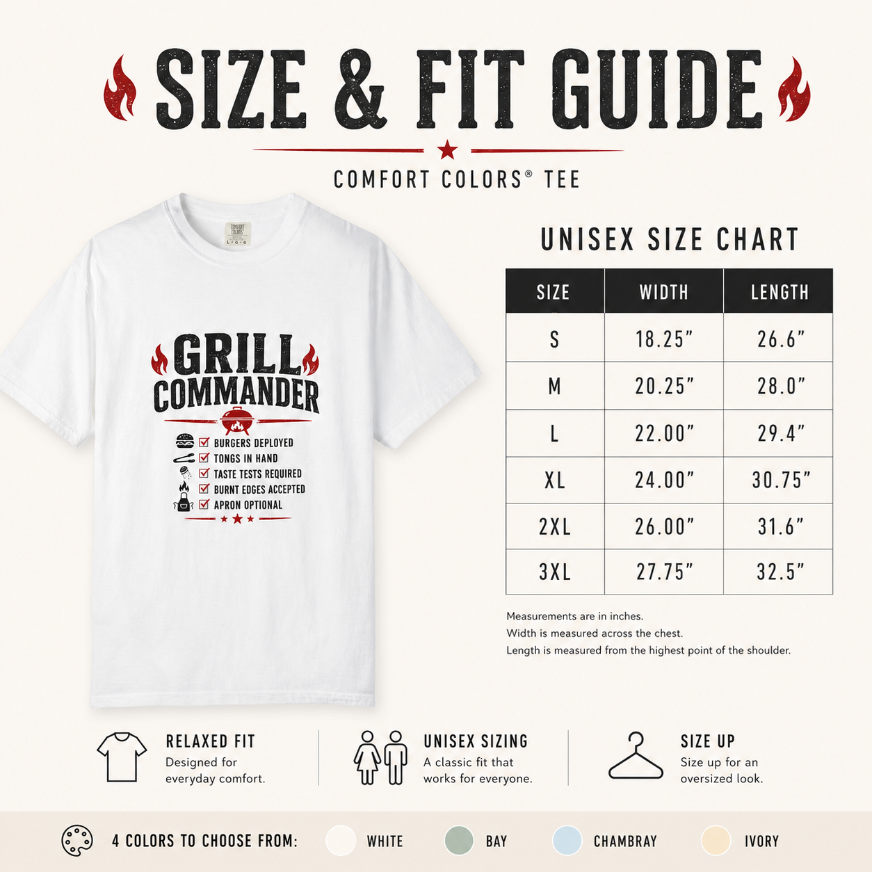 Grill Commander - The Ultimate BBQ Dad Shirt