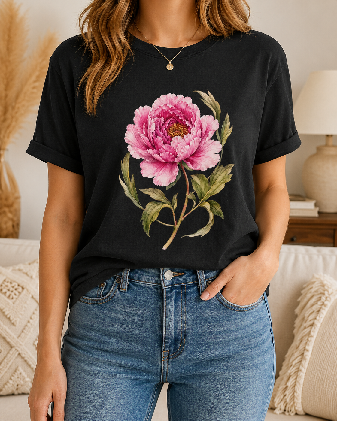 Heirloom Peony Tee