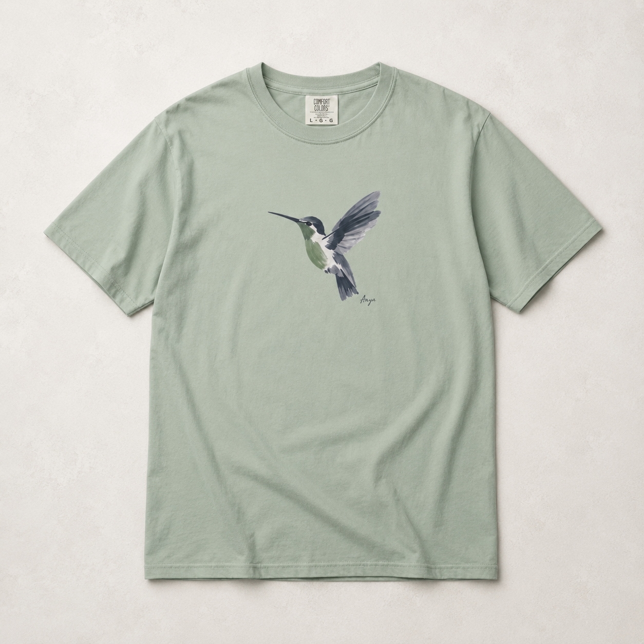 Hummingbird, In Five Strokes