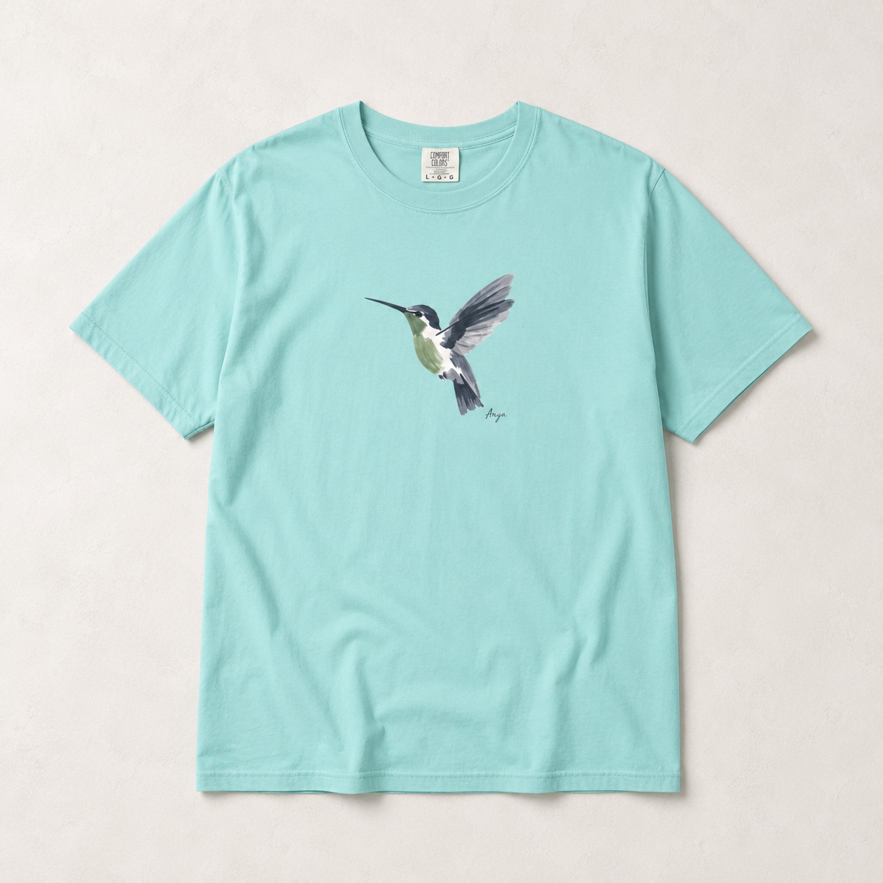 Hummingbird, In Five Strokes