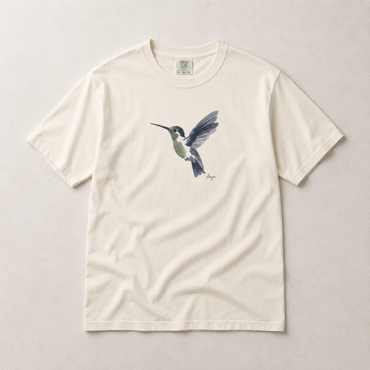 Hummingbird, In Five Strokes