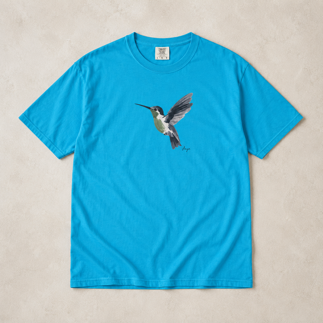 Hummingbird, In Five Strokes