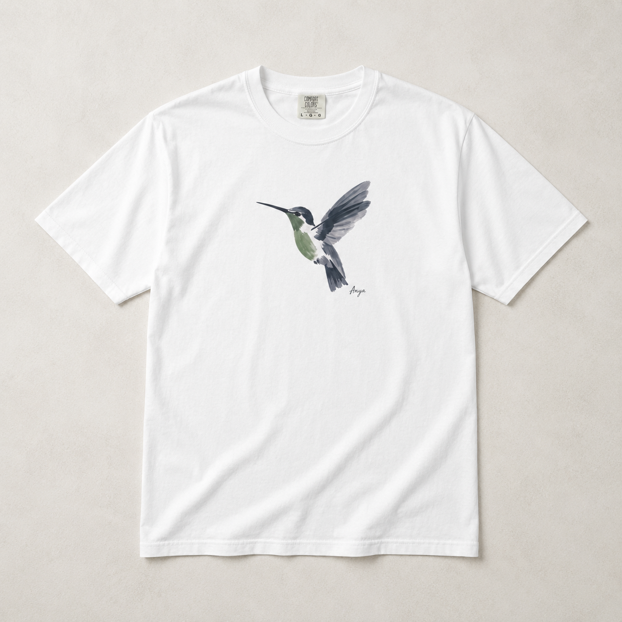 Hummingbird, In Five Strokes