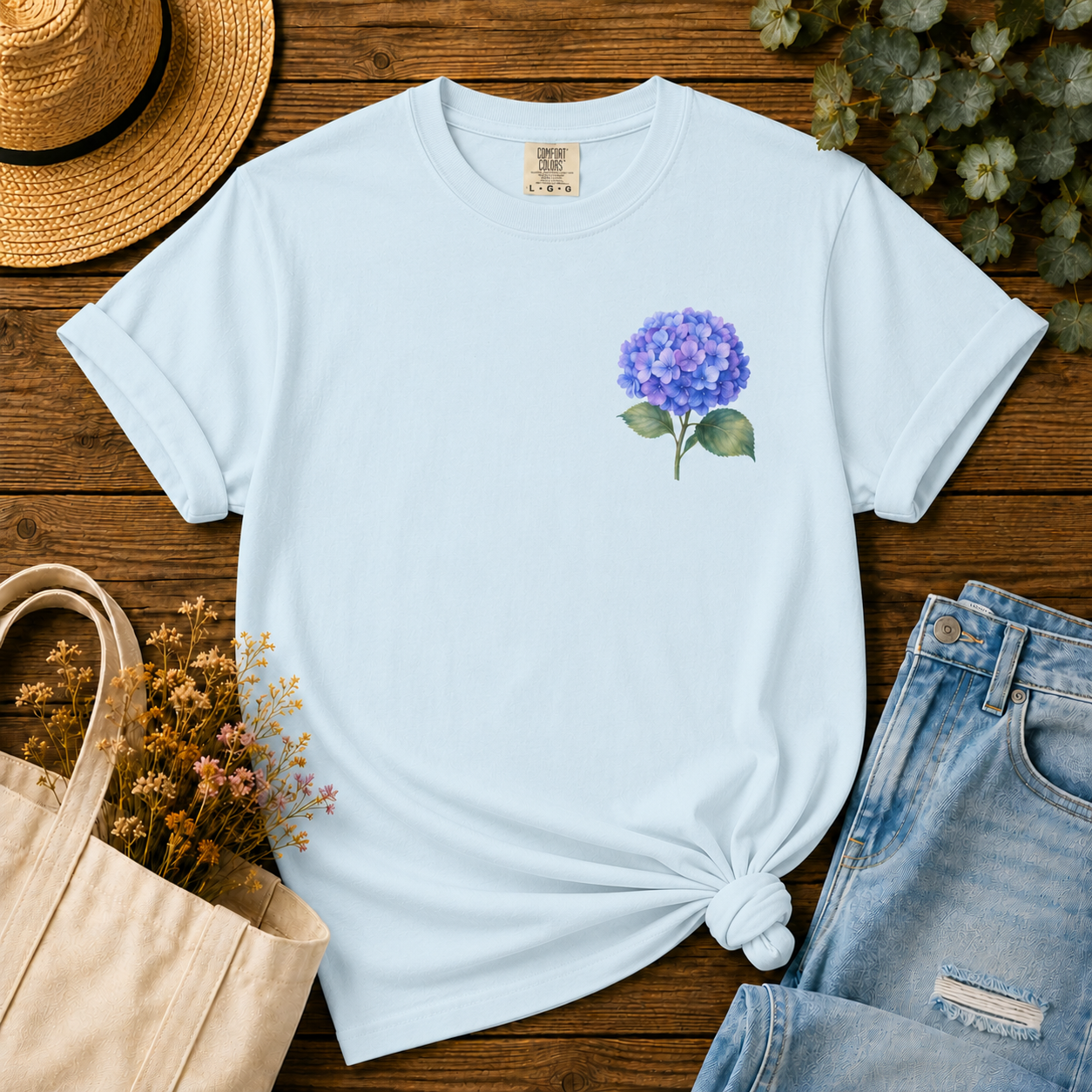 Hydrangea Cluster Tee