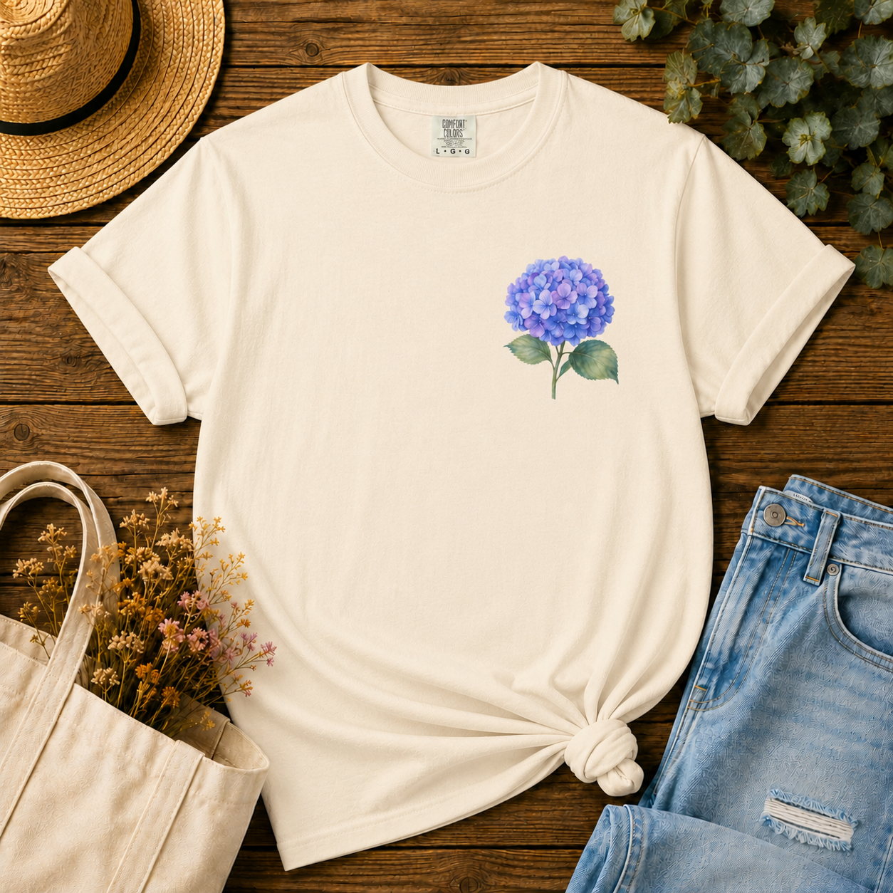 Hydrangea Cluster Tee
