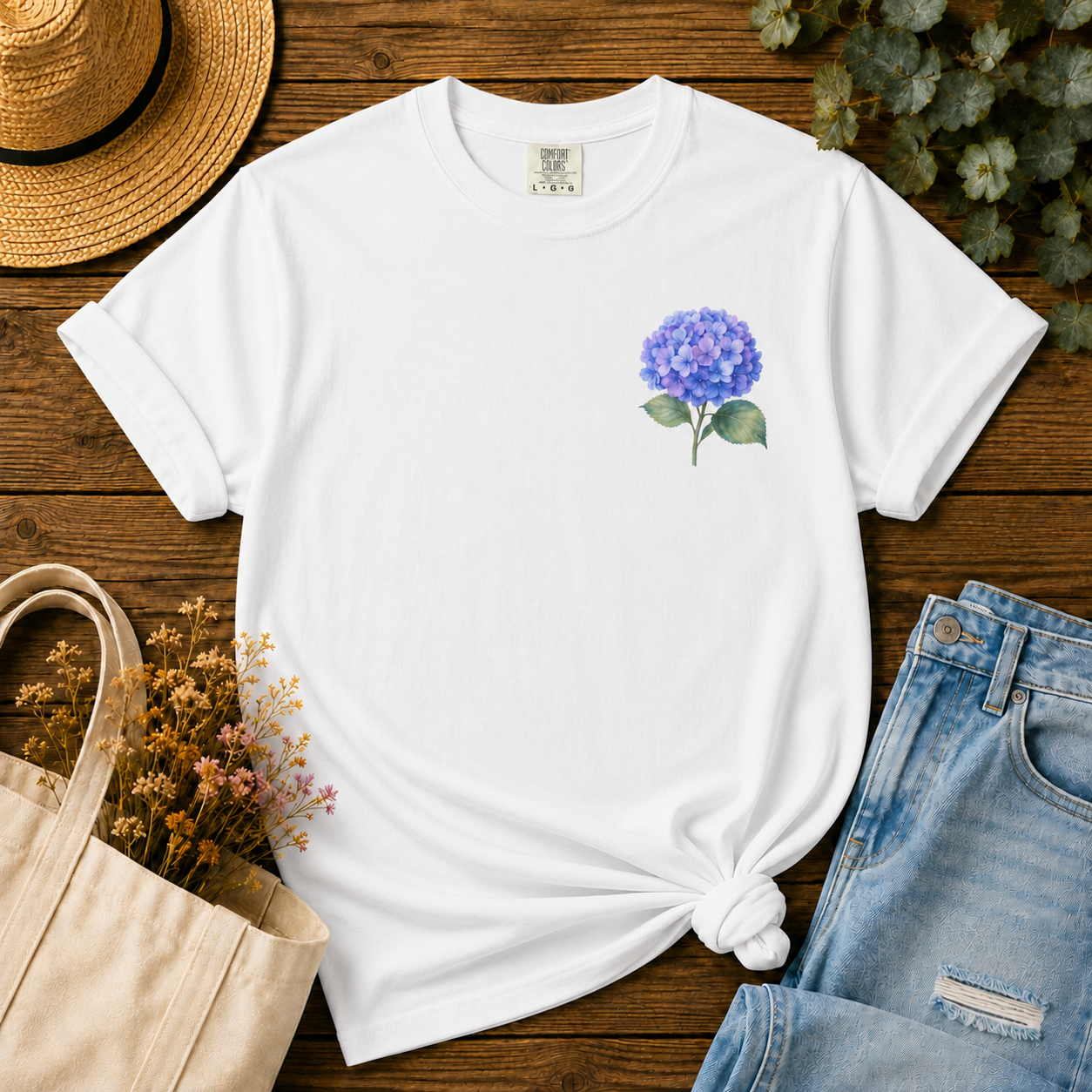 Hydrangea Cluster Tee