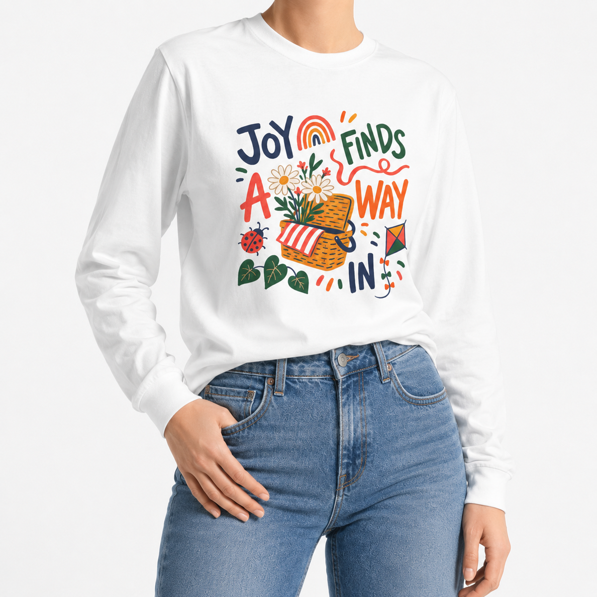 Joy Finds a Way In Long Sleeve T-Shirt