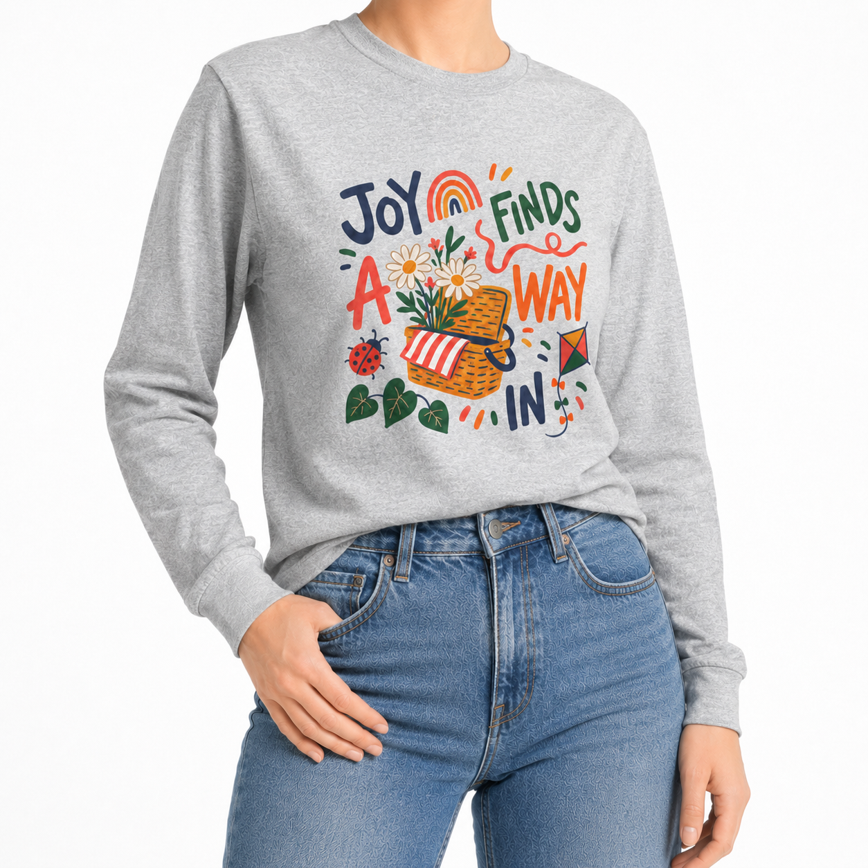 Joy Finds a Way In Long Sleeve T-Shirt