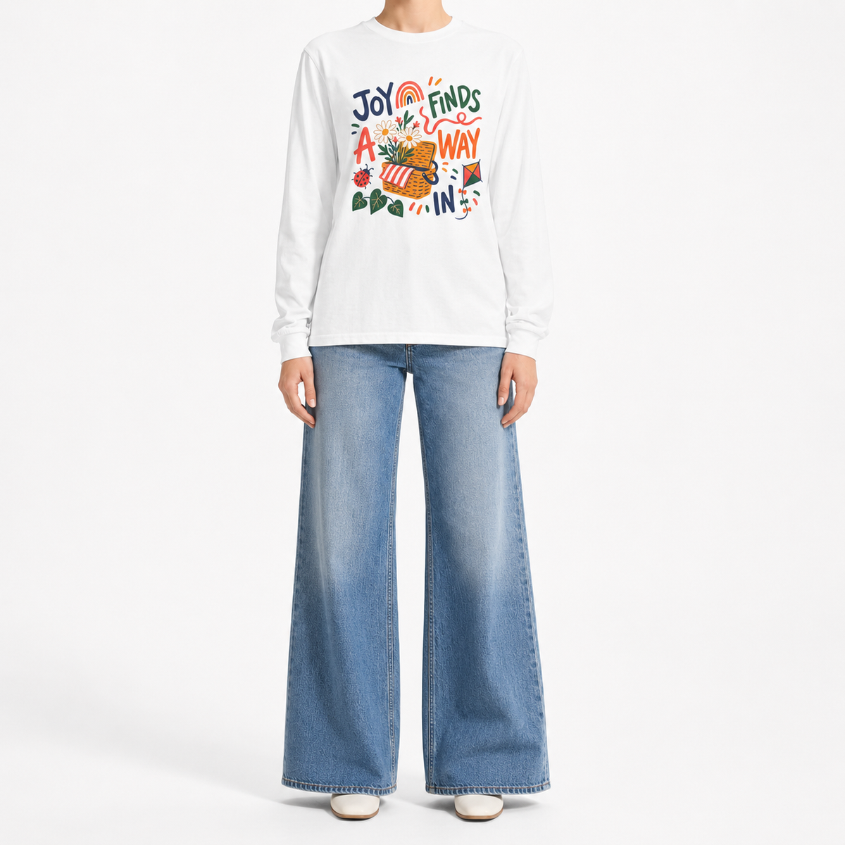 Joy Finds a Way In Long Sleeve T-Shirt