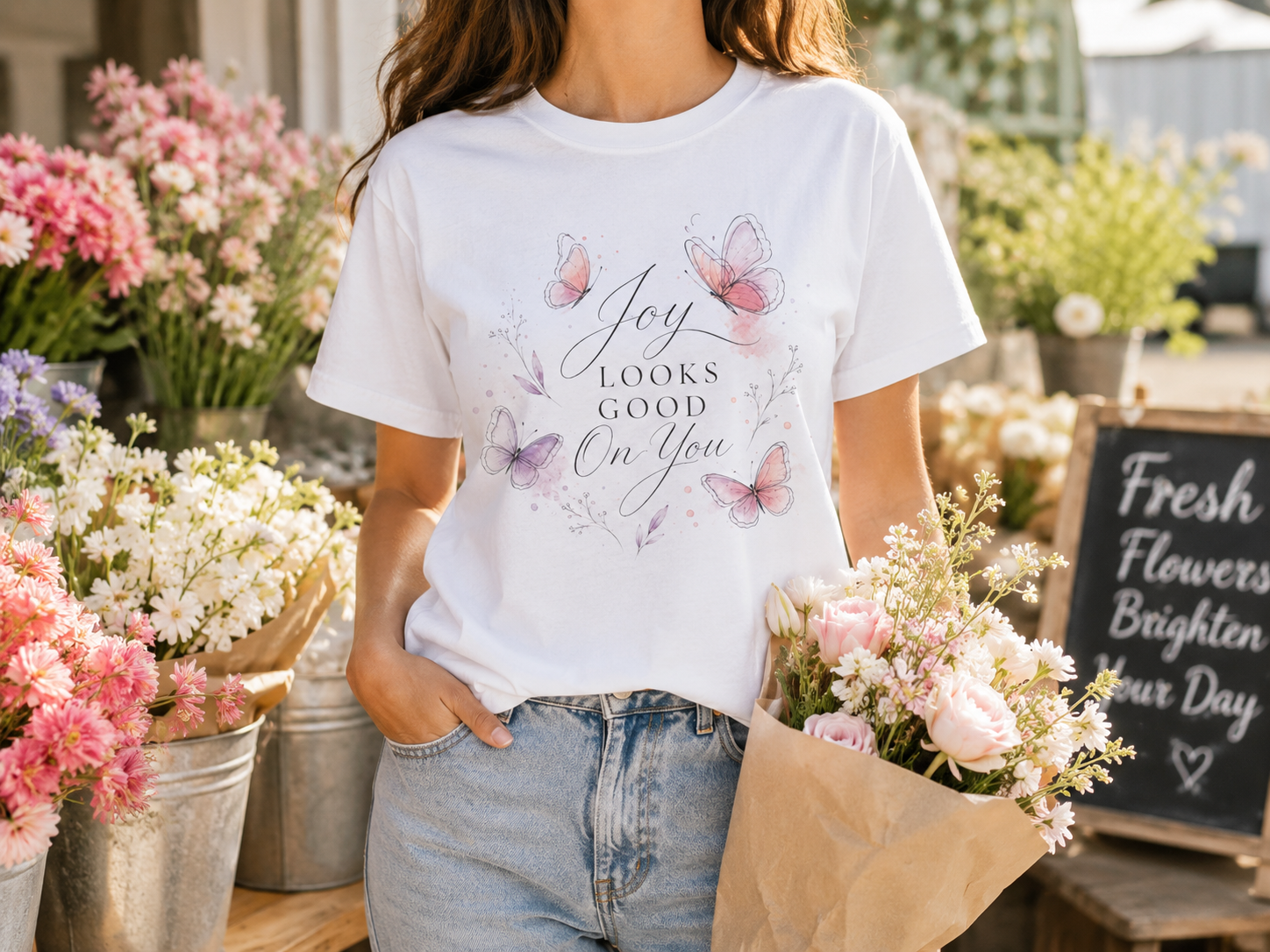 Joy Looks Good On You - Tee