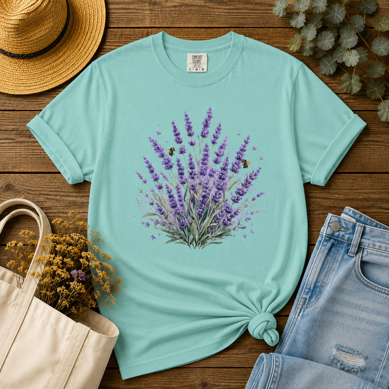 Lavender & Bees Tee