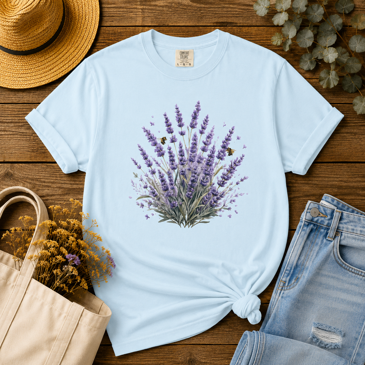 Lavender & Bees Tee