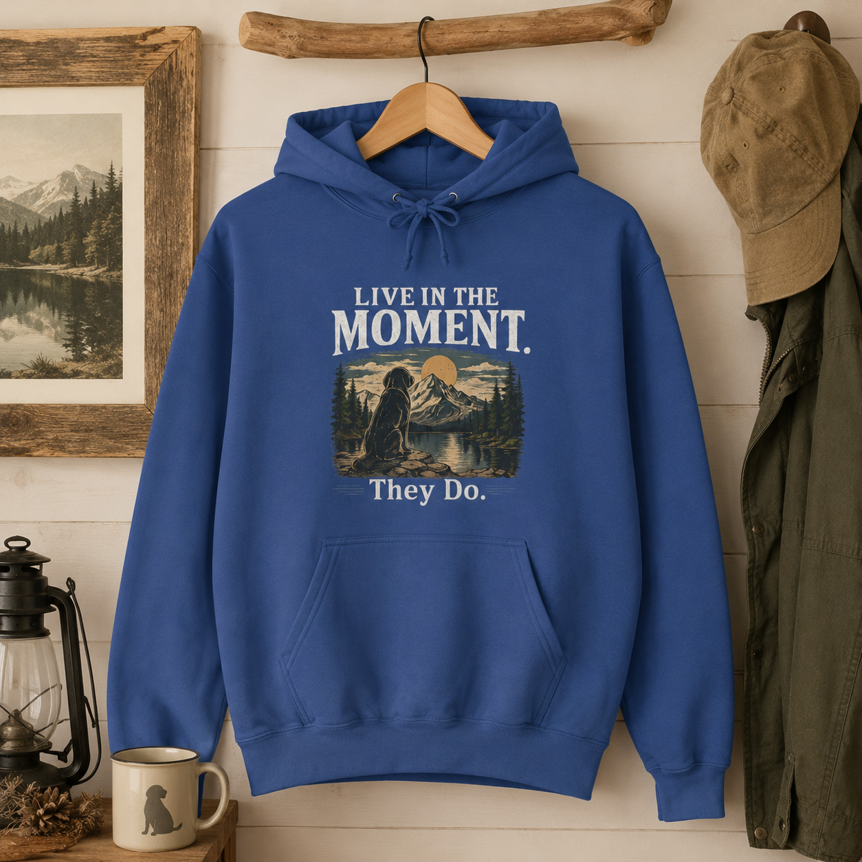 The Known Pack "Live In The Moment" Premium Garment-Dyed Hoodie