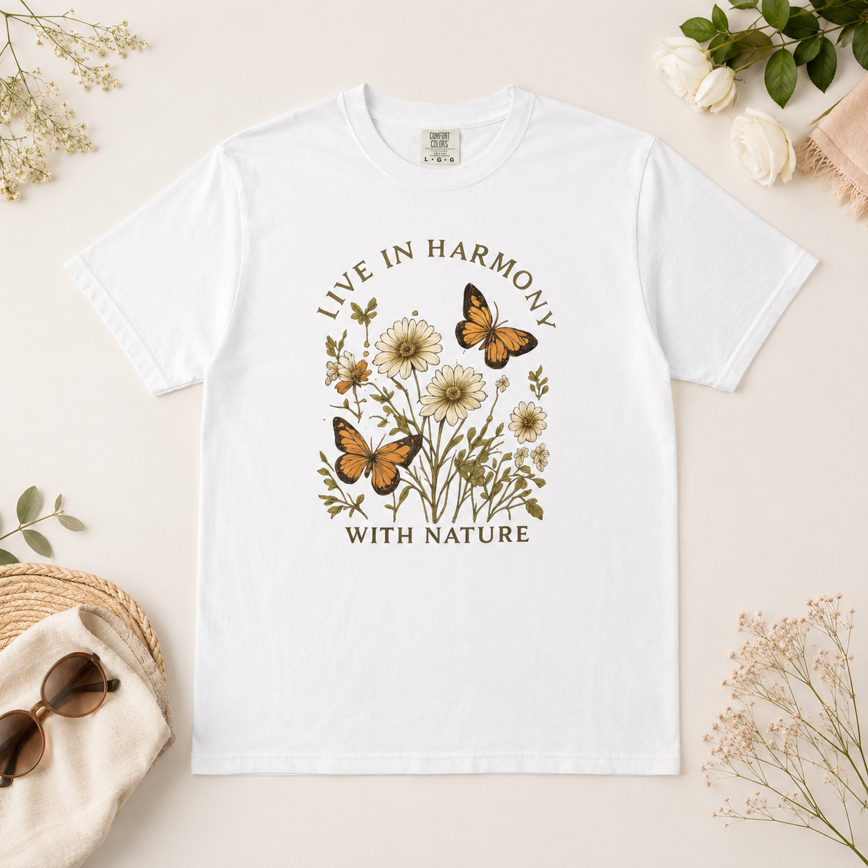 Live in Harmony With Nature – Tee