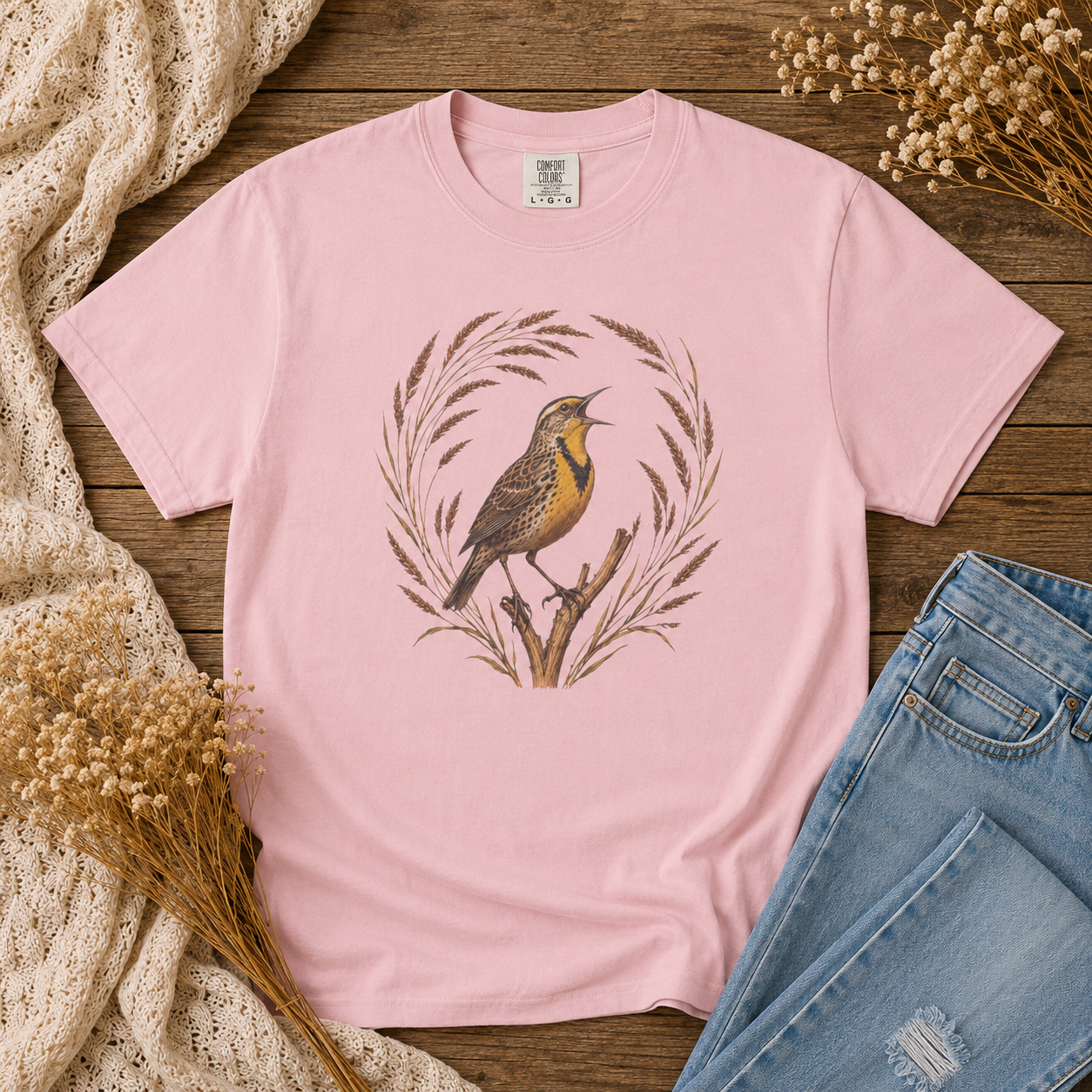 Meadowlark Prairie Grass Tee