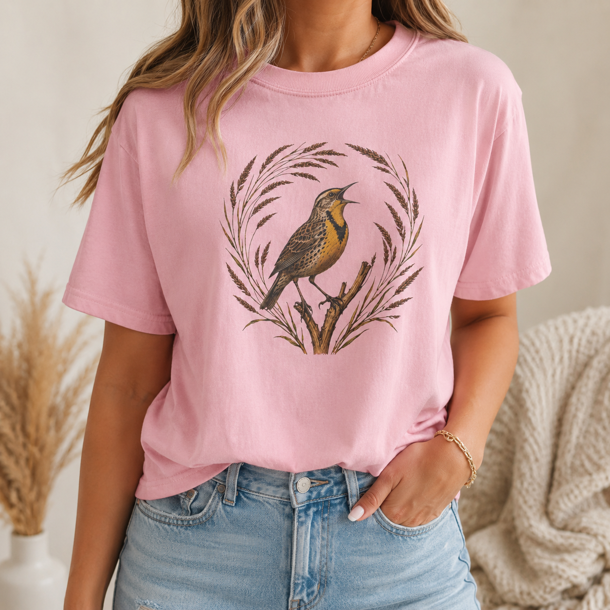Meadowlark Prairie Grass Tee