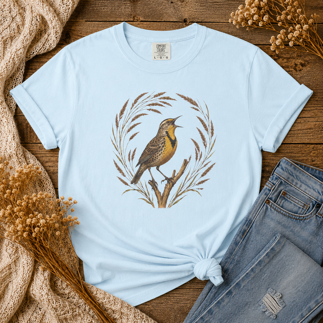 Meadowlark Prairie Grass Tee