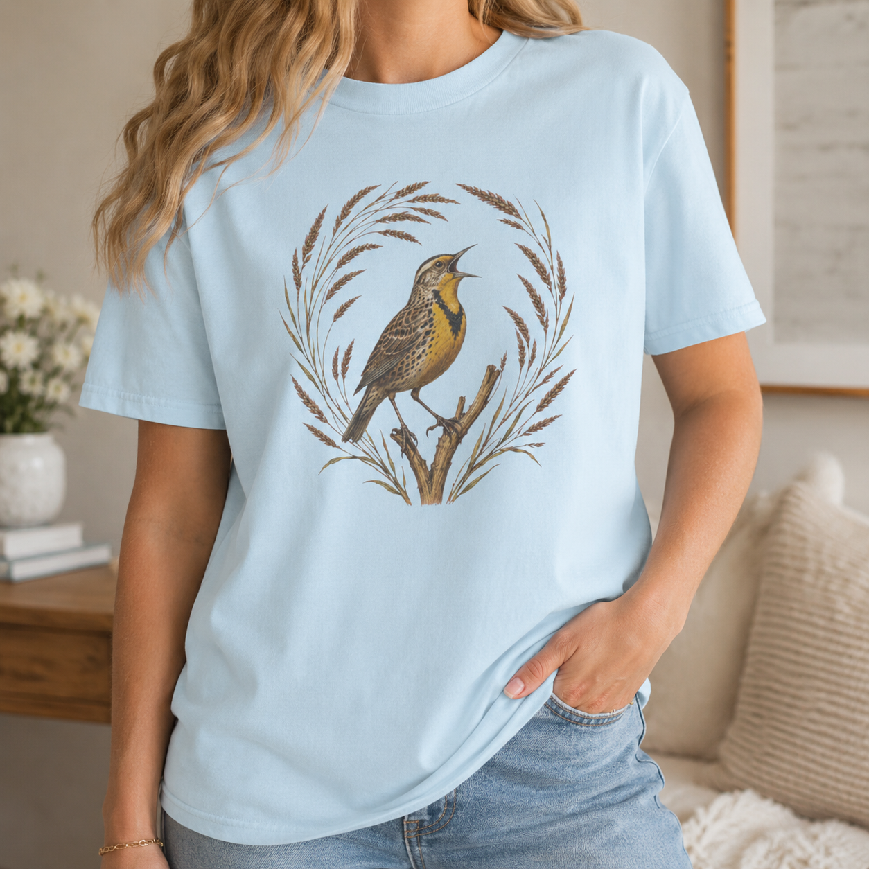 Meadowlark Prairie Grass Tee