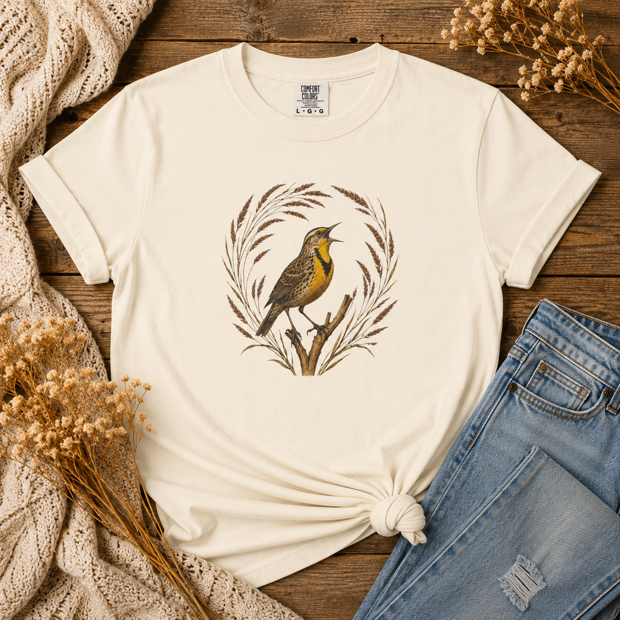 Meadowlark Prairie Grass Tee