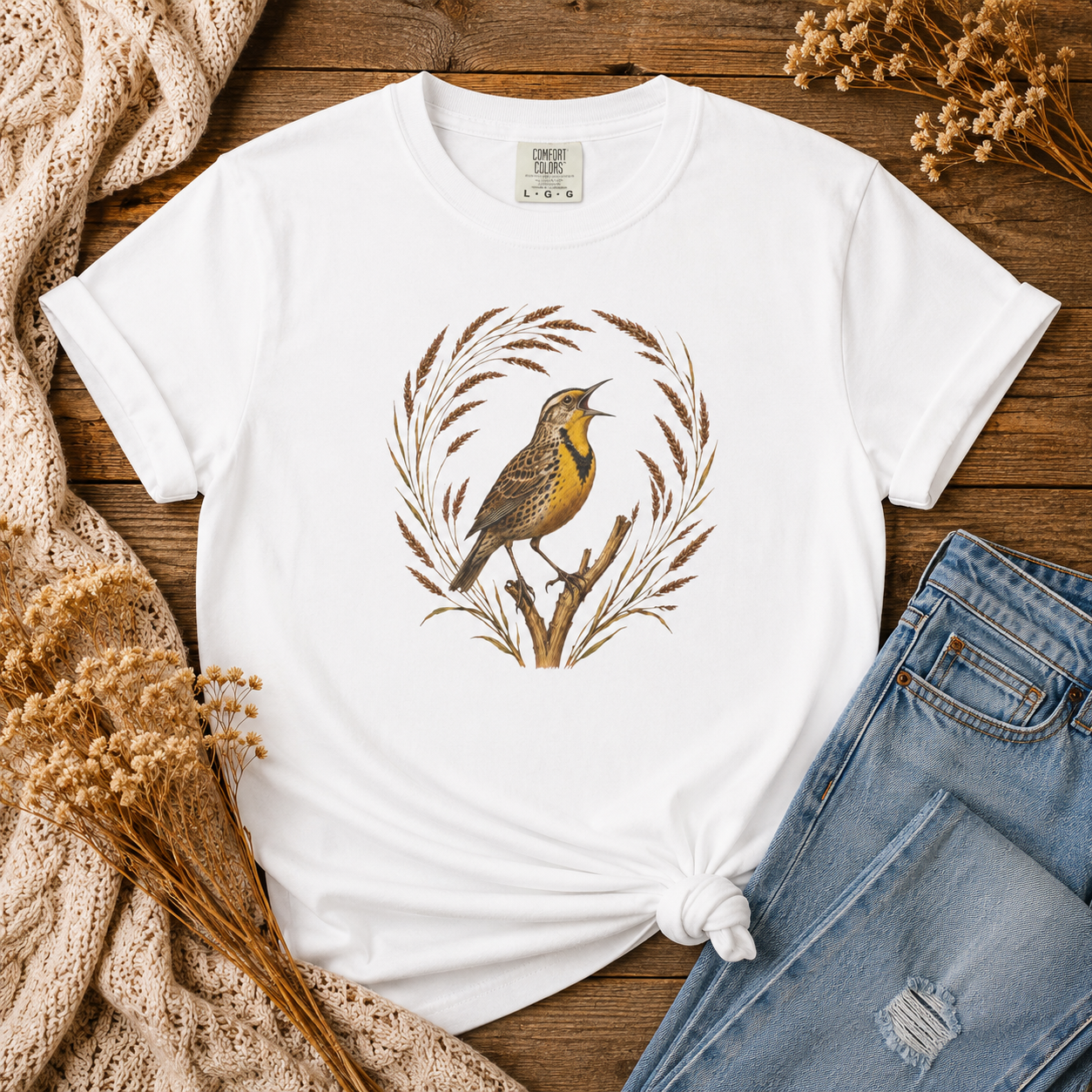 Meadowlark Prairie Grass Tee