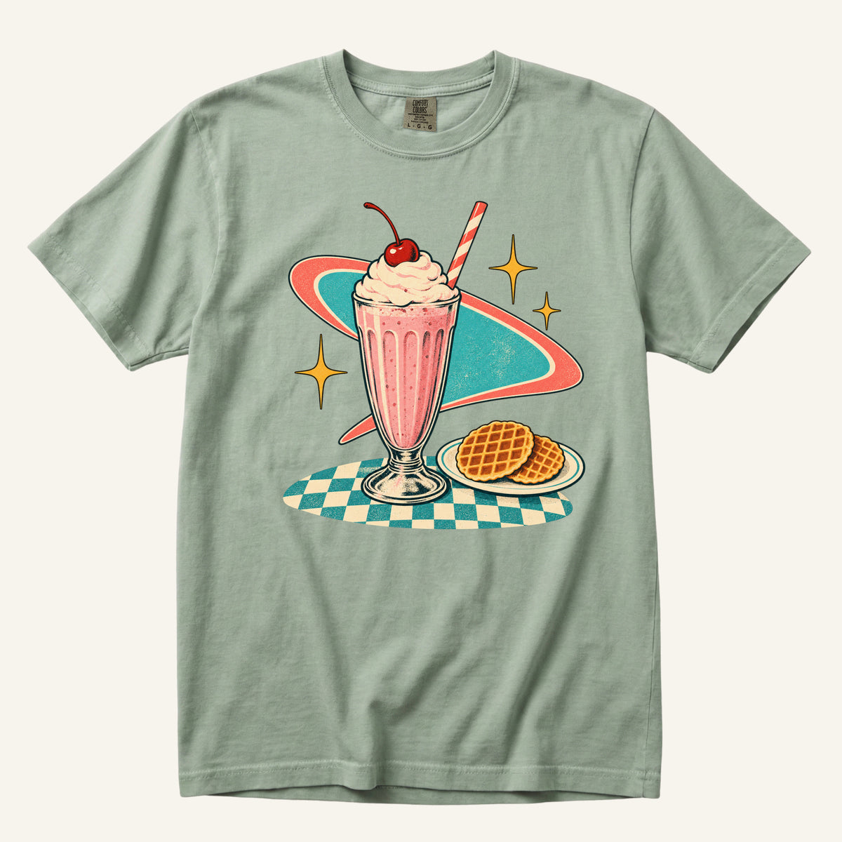 Meet Me at the Diner — Retro Milkshake T-Shirt