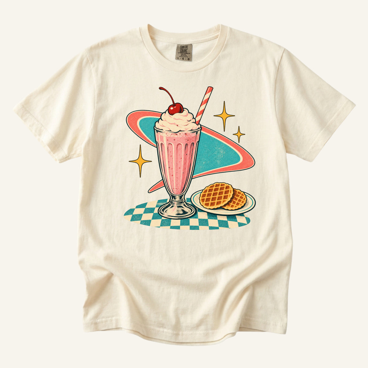 Meet Me at the Diner — Retro Milkshake T-Shirt