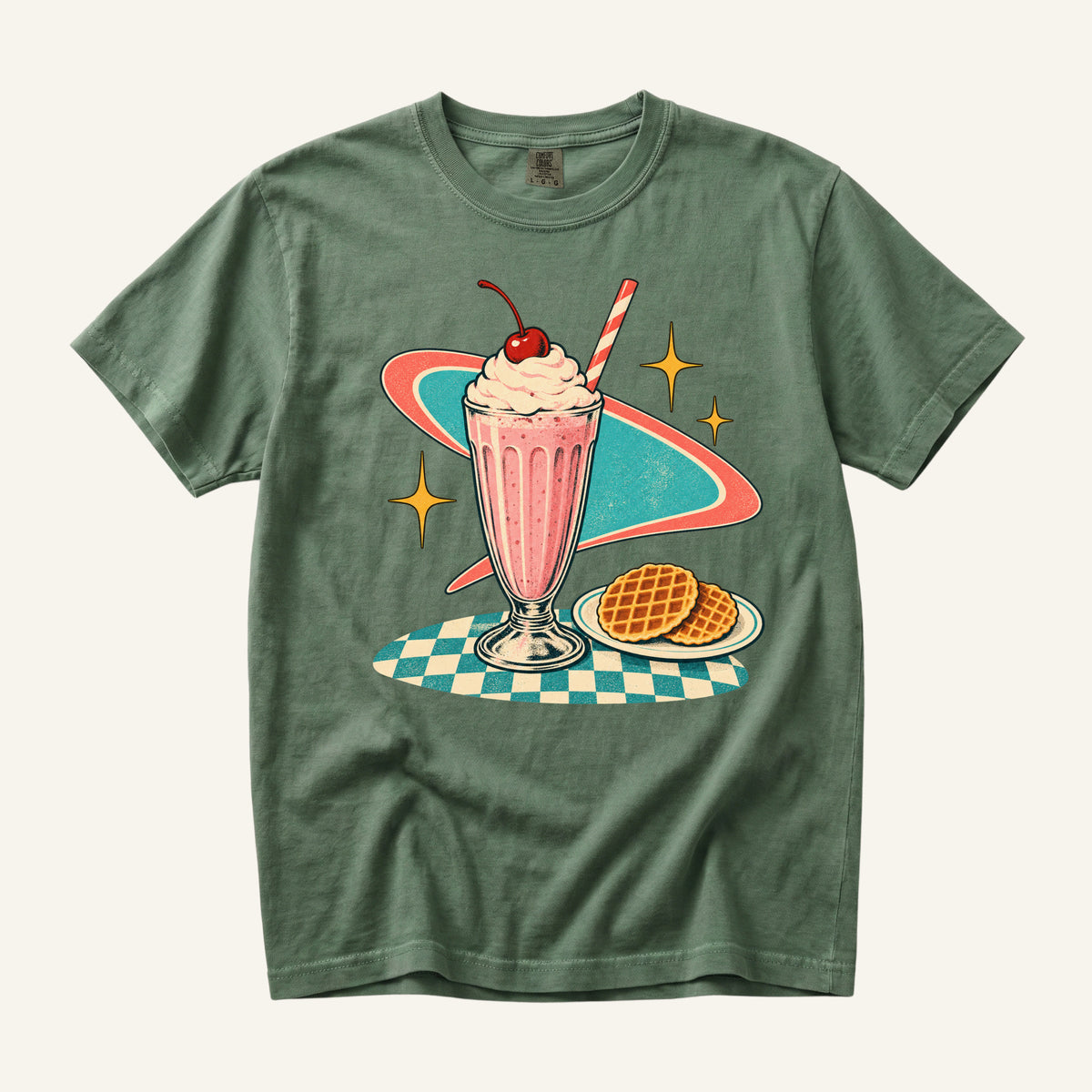 Meet Me at the Diner — Retro Milkshake T-Shirt