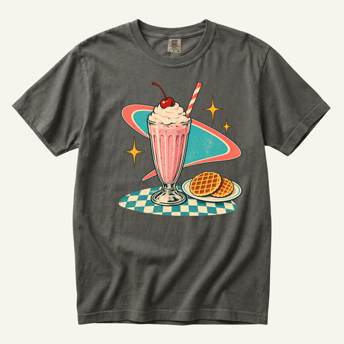 Meet Me at the Diner — Retro Milkshake T-Shirt