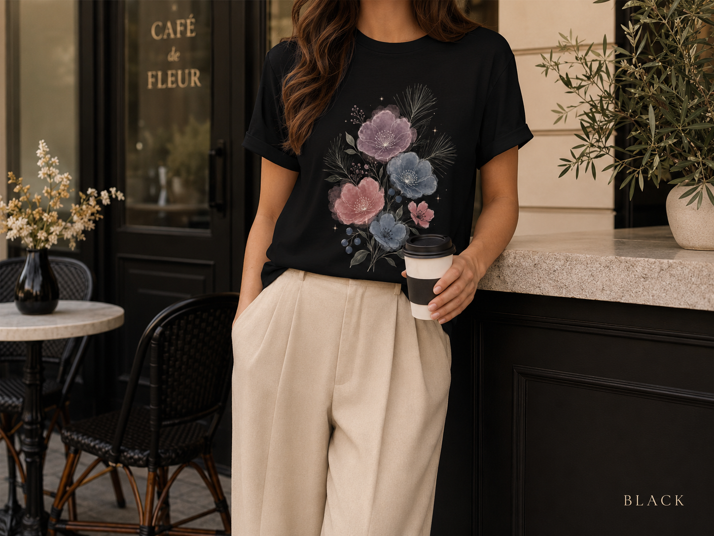 Midnight Bouquet - Tee