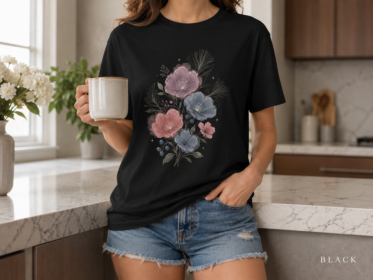 Midnight Bouquet - Tee