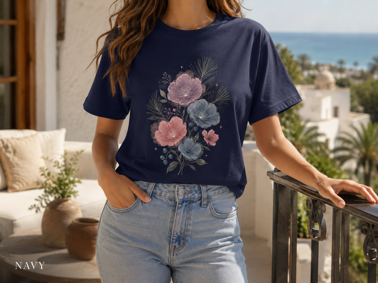 Midnight Bouquet - Tee