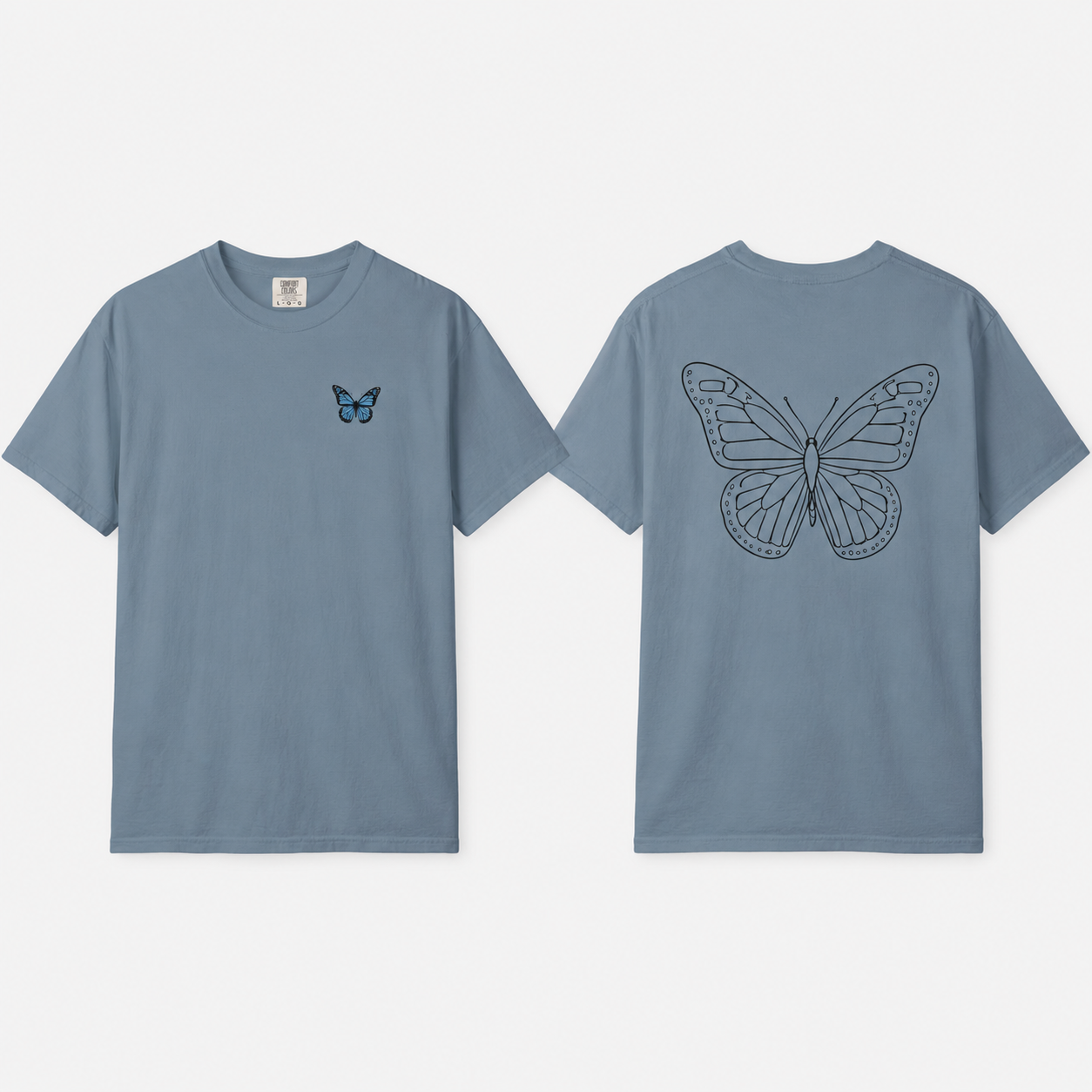 Monarch Butterfly Front & Back – Tee