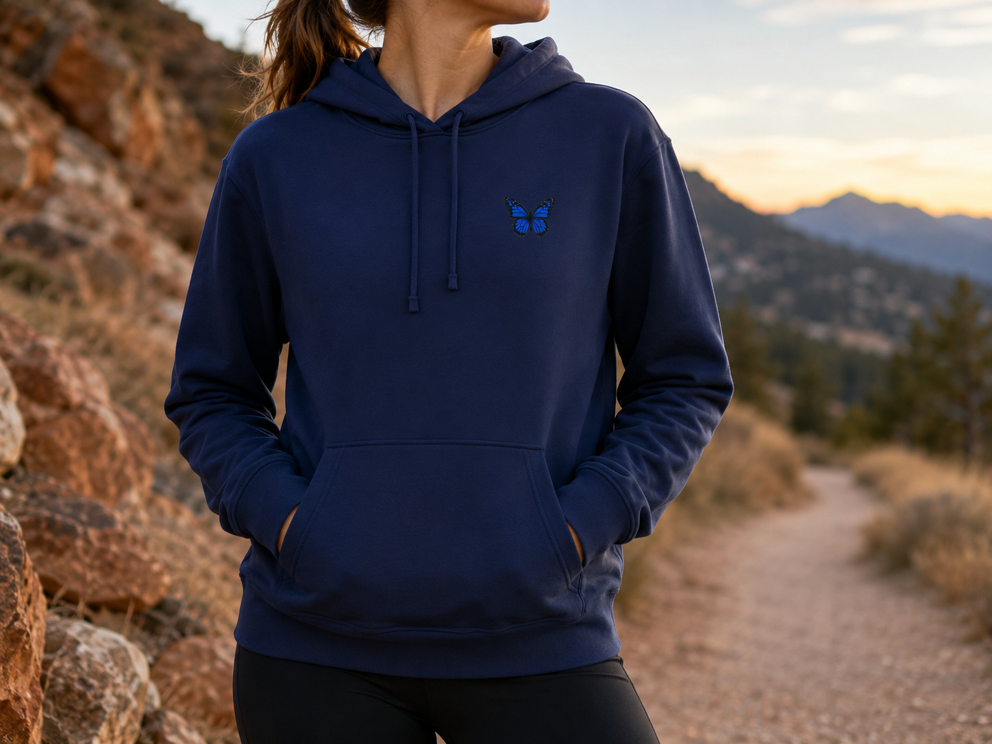 Monarch Butterfly — adidas Fleece Hoodie
