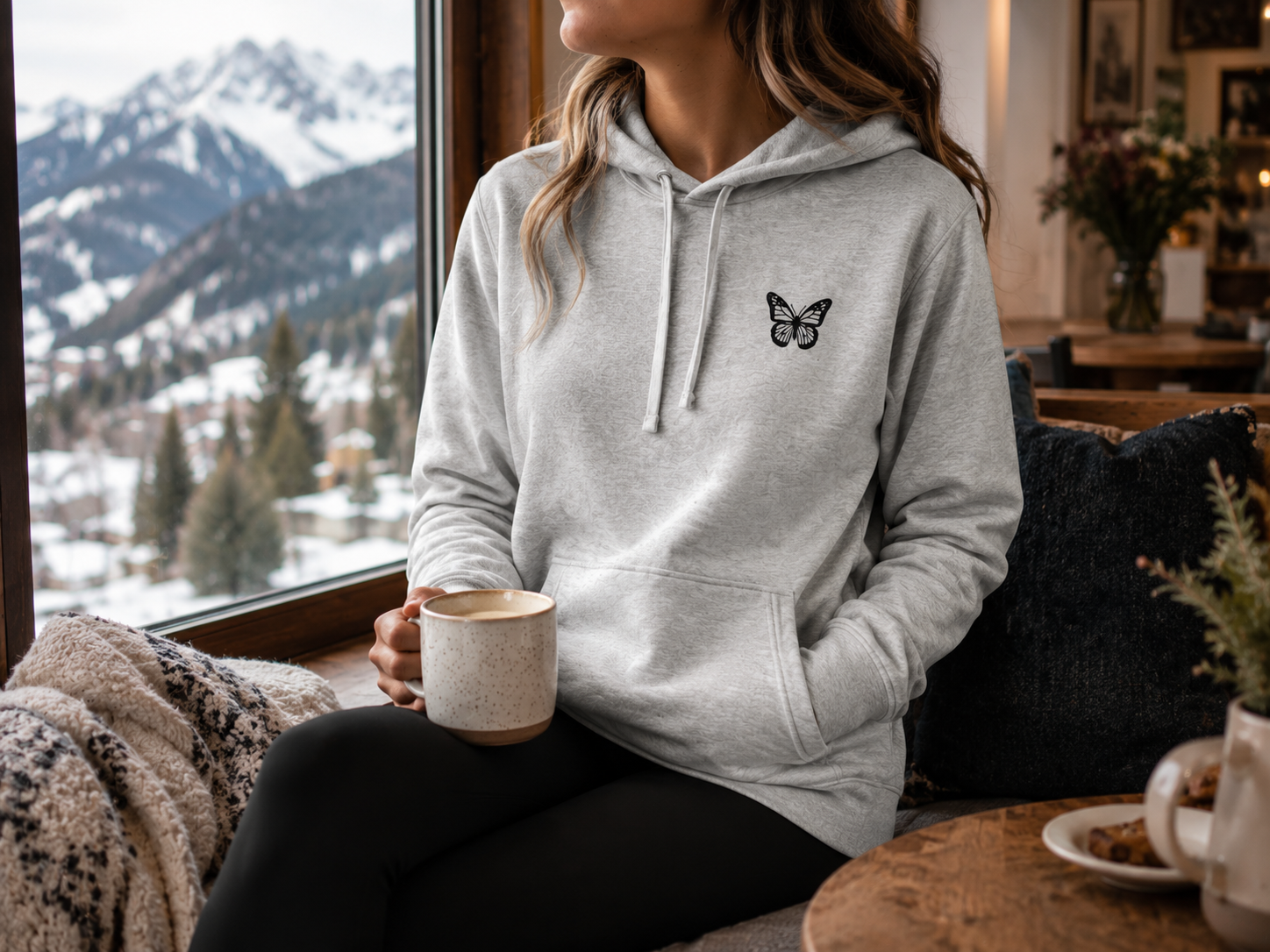 Monarch Butterfly — adidas Fleece Hoodie