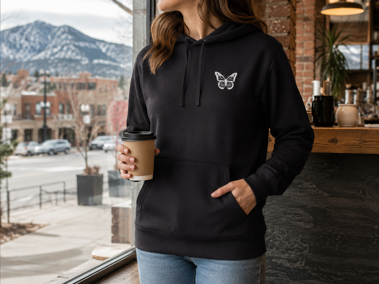 Monarch Butterfly — adidas Fleece Hoodie