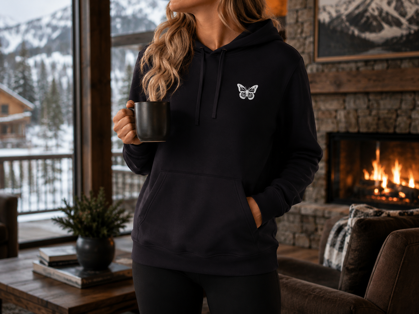 Monarch Butterfly — adidas Fleece Hoodie