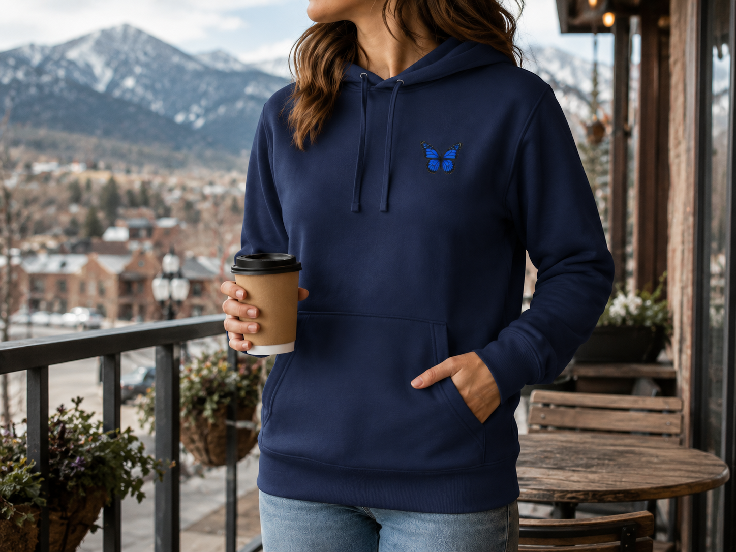 Monarch Butterfly — adidas Fleece Hoodie