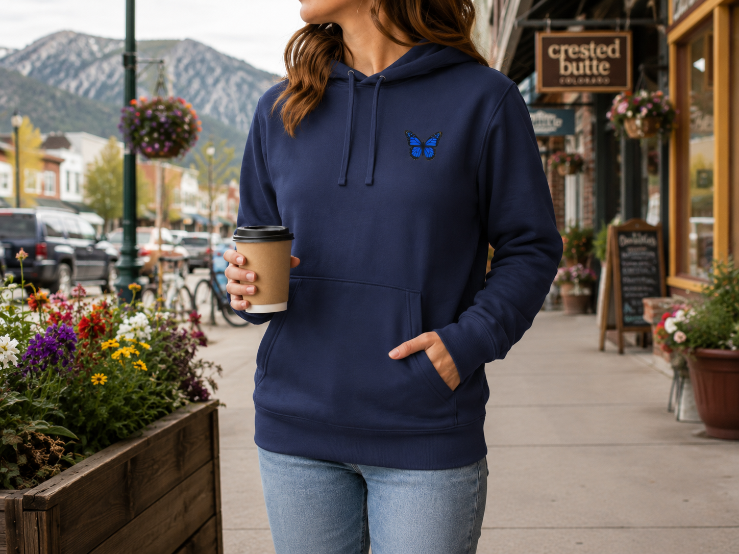 Monarch Butterfly — adidas Fleece Hoodie