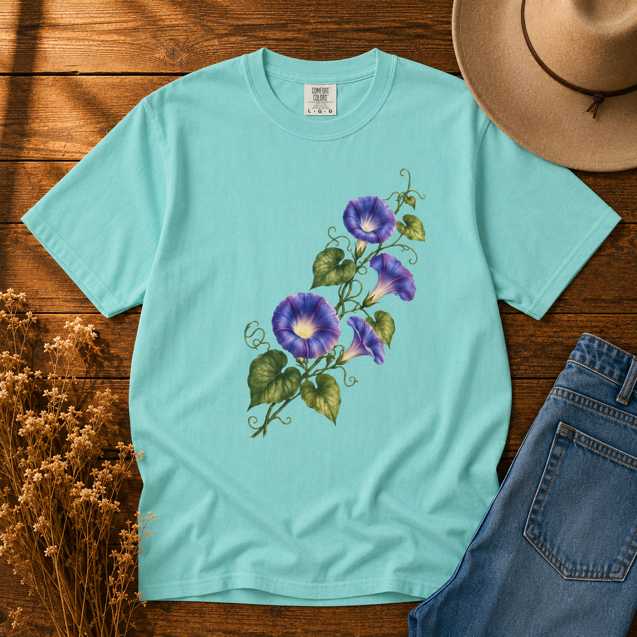 Morning Glory Vine Tee