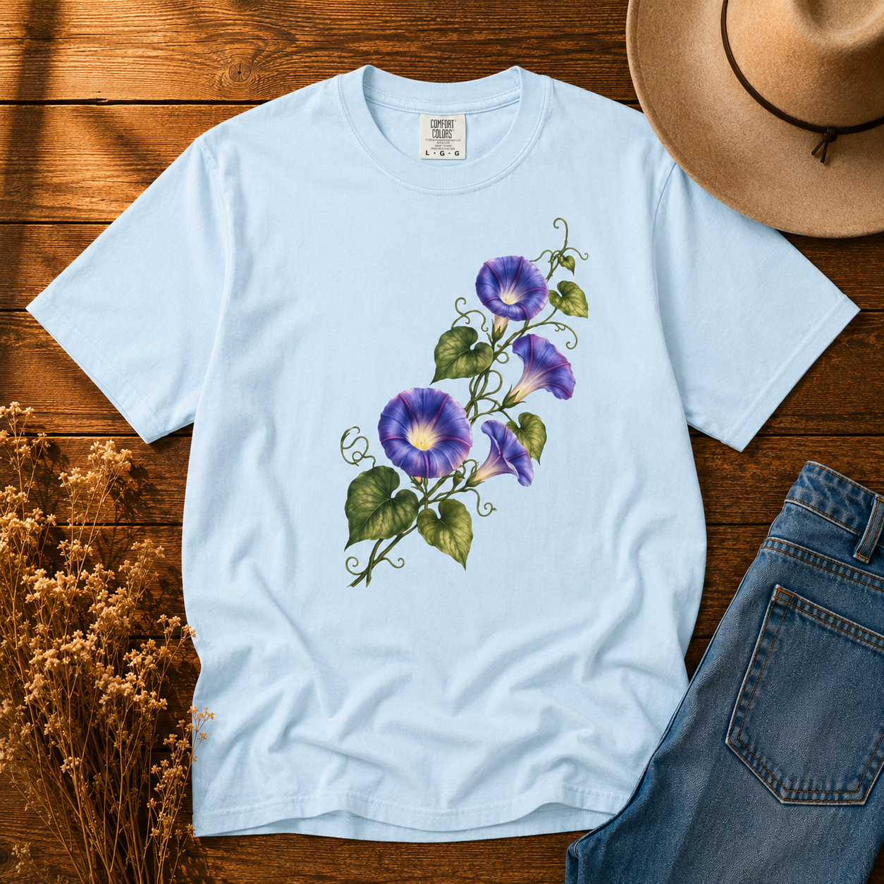 Morning Glory Vine Tee