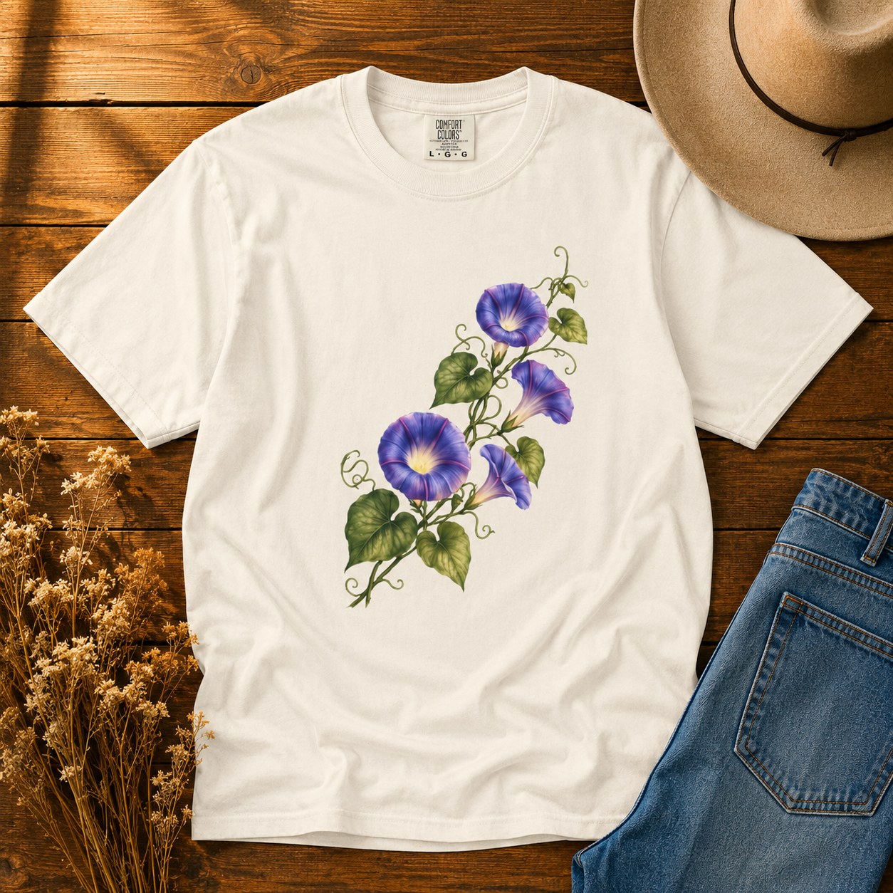 Morning Glory Vine Tee
