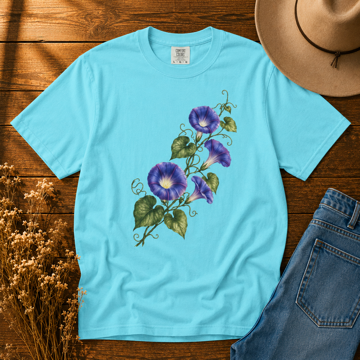 Morning Glory Vine Tee