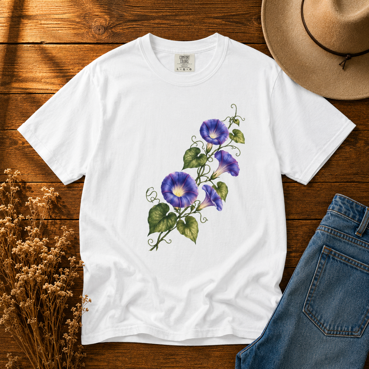 Morning Glory Vine Tee