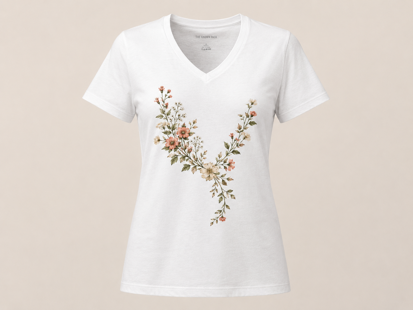 Neckline Garden — Jersey V-Neck Tee