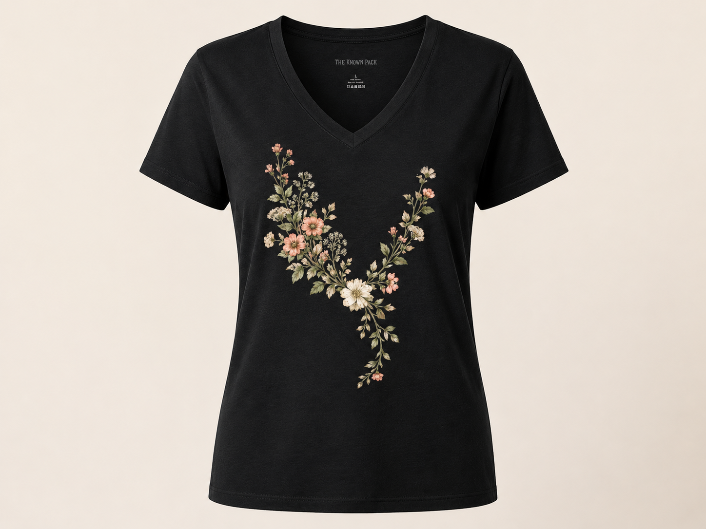 Neckline Garden — Jersey V-Neck Tee