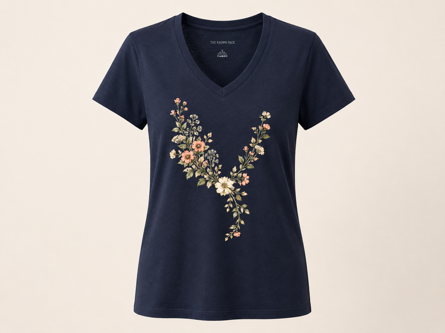 Neckline Garden — Jersey V-Neck Tee
