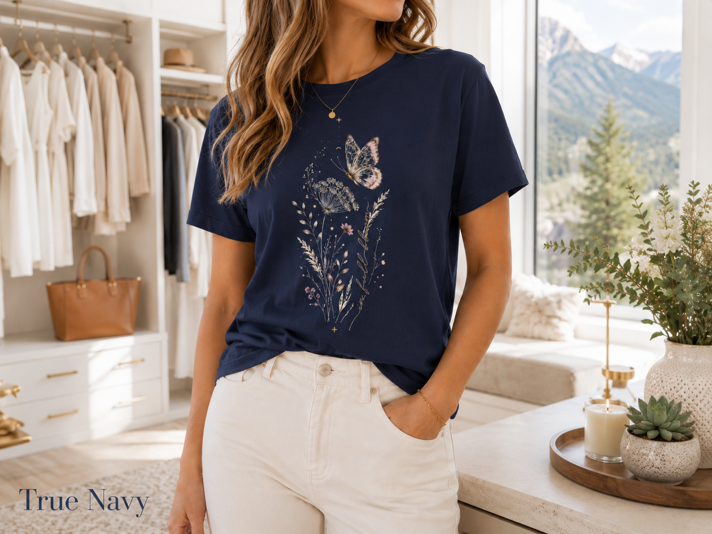 Nocturne Bloom Butterfly Tee