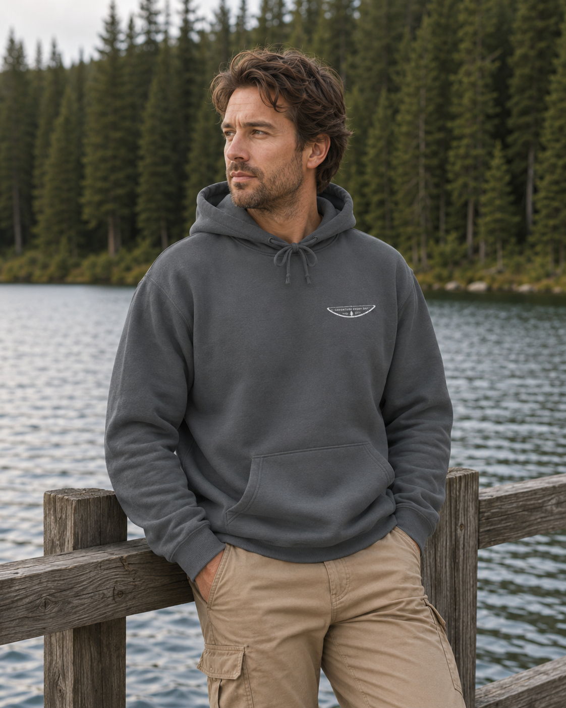 "Outside Feels Like Home" Adventure Hoodie