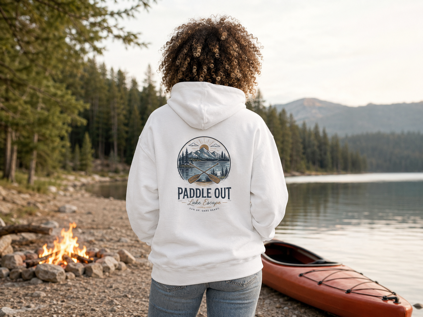 Paddle Out Champion Hoodie (Front & Back)